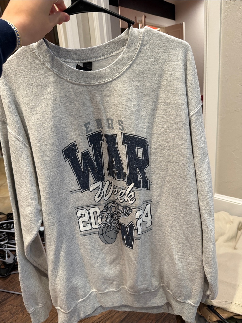 Gildan Light Gray Crewneck Sweatshirt
